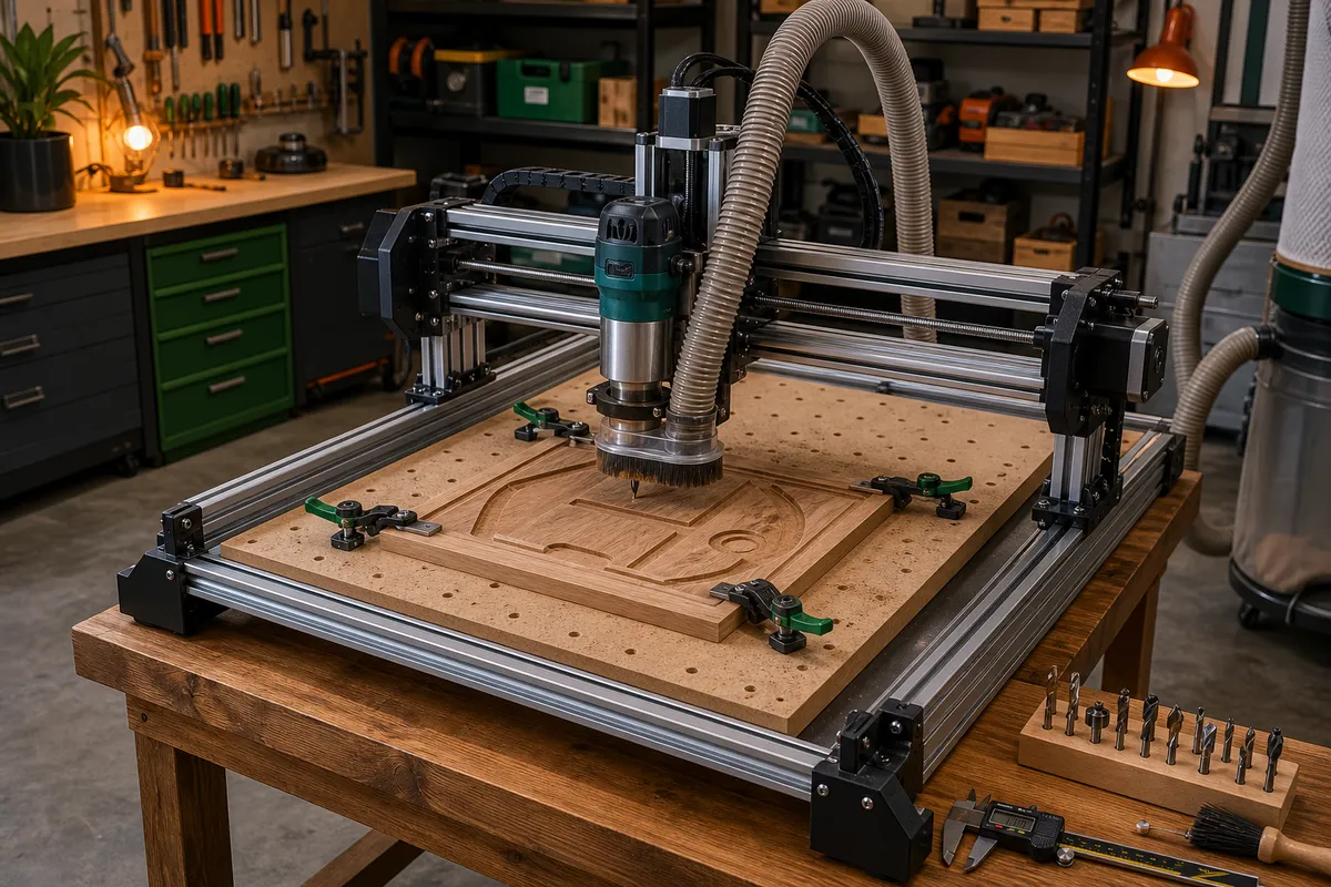 CNC Dust Collection for Small Routers: A Setup That Actually Works
