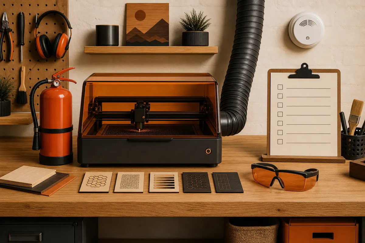 Laser Engraver Safety Checklist for Home Shops